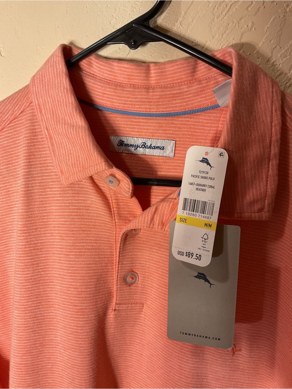 Tommy Bahama polo shirt medium - Picture 3 of 3